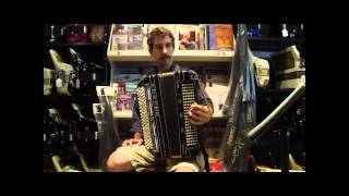 1151 - Black Hohner Morino Artiste VIM Belgian Chromatic B System LMMH 132 $1495