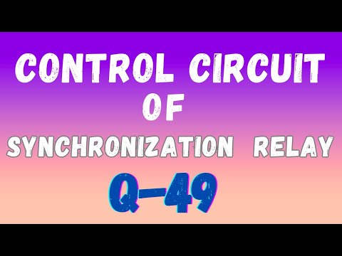 Control Circuit Of Q49 Relay.