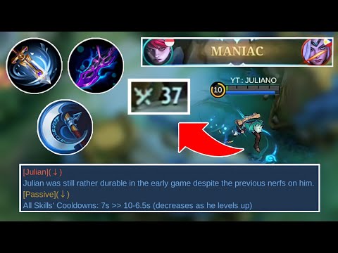 NEW UPDATE JULIAN BIG NERF BUT THIS NEW BUILD IS STILL OP!! ( TRY THIS ) MLBB