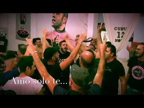 Amo solo te - Nuovo coro CURVA NORD 12 Palermo CN12 - Base di J-Ax- Senza Pagare - 2017