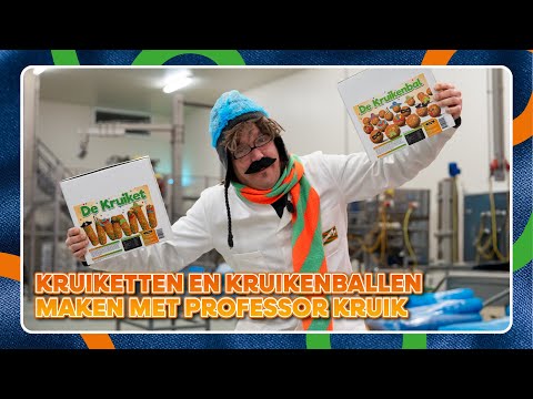 Professor Kruik op bezoek bij de Jong Food voor productie Kruiket! - KruikenTV