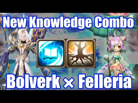 New Knowledge Combo Bolverk × Felleria Debut😆😆😆【Summoners War RTA】