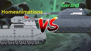 Download lagu What if??? Homeanimations Ratte vs Gerand Ratte/// Cartoon about tanks mp3