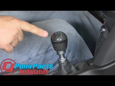 Focus ST/Fiesta ST Ford Performance Shift Knob Carbon Fiber W/ST Logo 2013-18/2014-17 Installation
