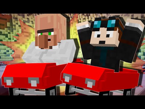 Minecraft | RACE CAR CHALLENGE | Mod Minigame