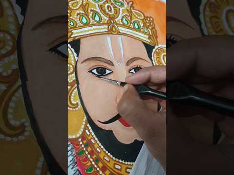 khatu shyam easy eye 👁️ making scene #trending #viral #drawing #khatushyam