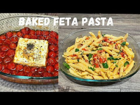 Viral TikTok Baked Feta Pasta | Viral TikTok Recipe | Baked Feta Cheese Pasta