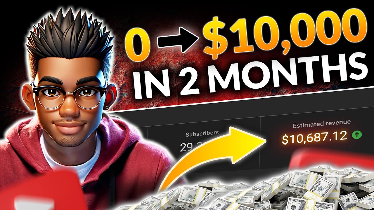 How This 2-Months Old Channel Makes $10,000 Per Month - Complete Blueprint