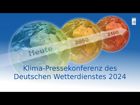 Klima-Pressekonferenz 2024 des Deutschen Wetterdienstes