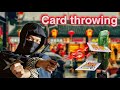 I learned to Throw Card Fast | Card Throwing || card throwing tricks || how to throw cards in hindi