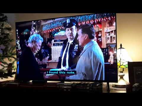 Home Alone 2 Lost in New York 1992 Film Mr Duncan reads a Letter from Kevin McCalister at his Shop 