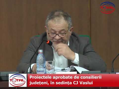 Proiectele aprobate de consilierii județeni, în sedința CJ Vaslui