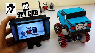 How to make a RC CAR WITH SPY CAM
