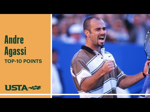 Andre Agassi | Top-10 Points | US Open