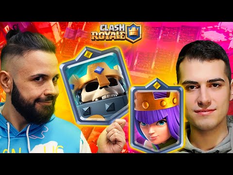Me and Grax 🤜🤛 in 2vs2 with the NEW CLASH ROYALE CHAMPIONS