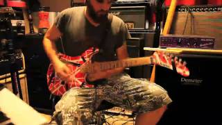 Video thumbnail for Rivera Silent Sister Vs Demeter by Scott Whyte using Van Halen riffs by Rivera Amplification