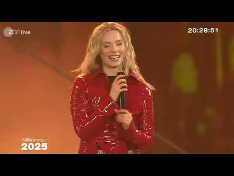 Esther Graf Live bei ZDF Willkommen 2025 (Silvester-Show)