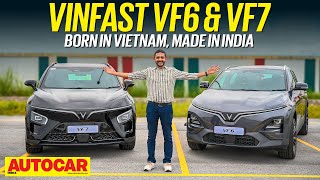 Vinfast VF6 and VF7 review: Feature packed EVs from Vietnam | First Drive | Autocar India 