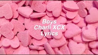 Boys || Charli XCX Lyrics