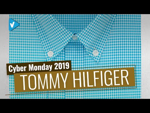 Save Big On Tommy Hilfiger Men's Dress Shirt Slim Fit Now On Amazon Black Friday / Cyber Monday 2019