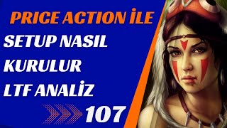 107-Price Actiona Göre Nasıl Setup Kurulur  ve Nasıl İşleme Girilir? L