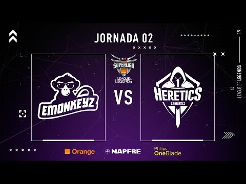 EMONKEYZ CLUB VS G2 HERETICS  | Superliga Orange League of Legends | Jornada 02 | Temporada 2019