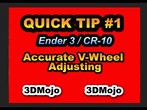 Quick Tip 1 V Wheel Tension the EASY WAY (aka POM Wheel)