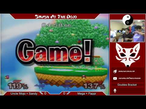 Rebirth of Dojo Test Day Uncle Mojo+Sandy vs Mega+Pappi Doubles