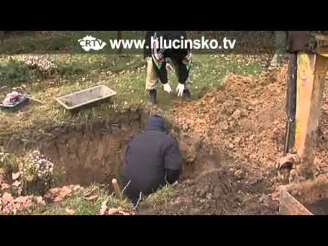 Chuchelná: Vykopávání ostatků v Chuchelné (09.11.2010)