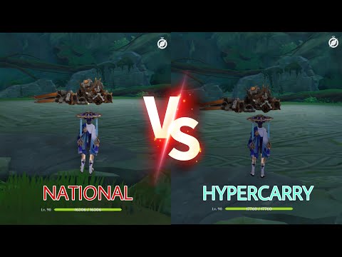 Wanderer National Team vs Scaramouche Hypercarry Team | Which One is The Best Team???