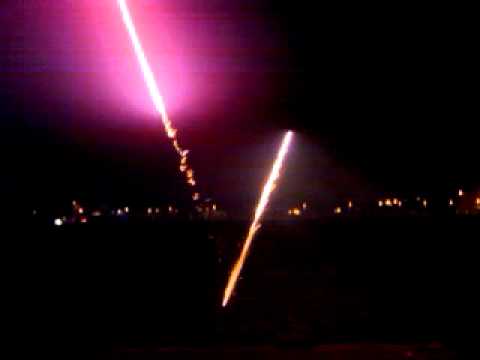 2 candele romane incrociate