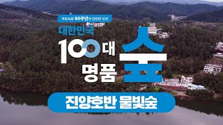 [#100대명품숲]  고요한 호수와 편백숲 산림욕이 가능한 #진주_양마산_진양호반 물빛숲