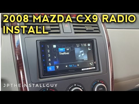 2008 Mazda cx9 radio removal replacement and install
