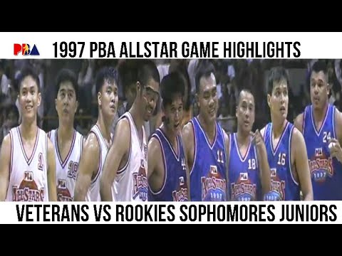 PBA THROWBACK | 1997 PBA ALLSTAR GAME VETERANS VS RSJ | NOONG SERYOSO ANG LAROAN SA ALLSTAR GAMES