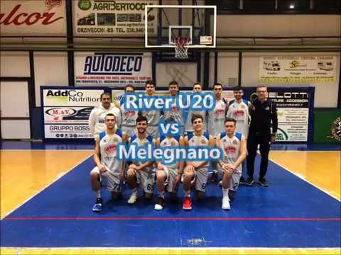 UNDER 20 – River Basket 84 Pall. Melegnano 70 - Highlights (19/02/2019)