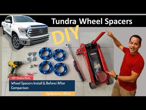 Toyota Tundra Wheel Spacers - Install and Comparison