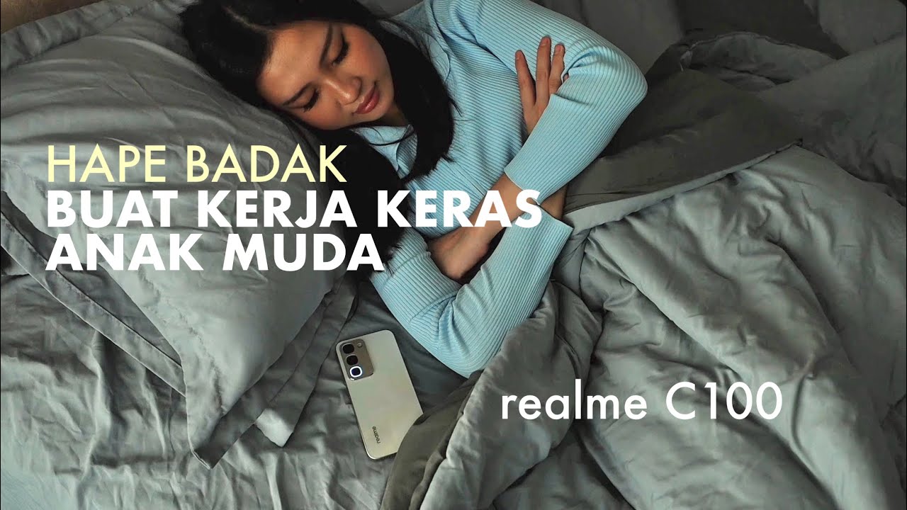 3jtan.. realme C100! Baterai 8000mAh + Tahan Banting?!