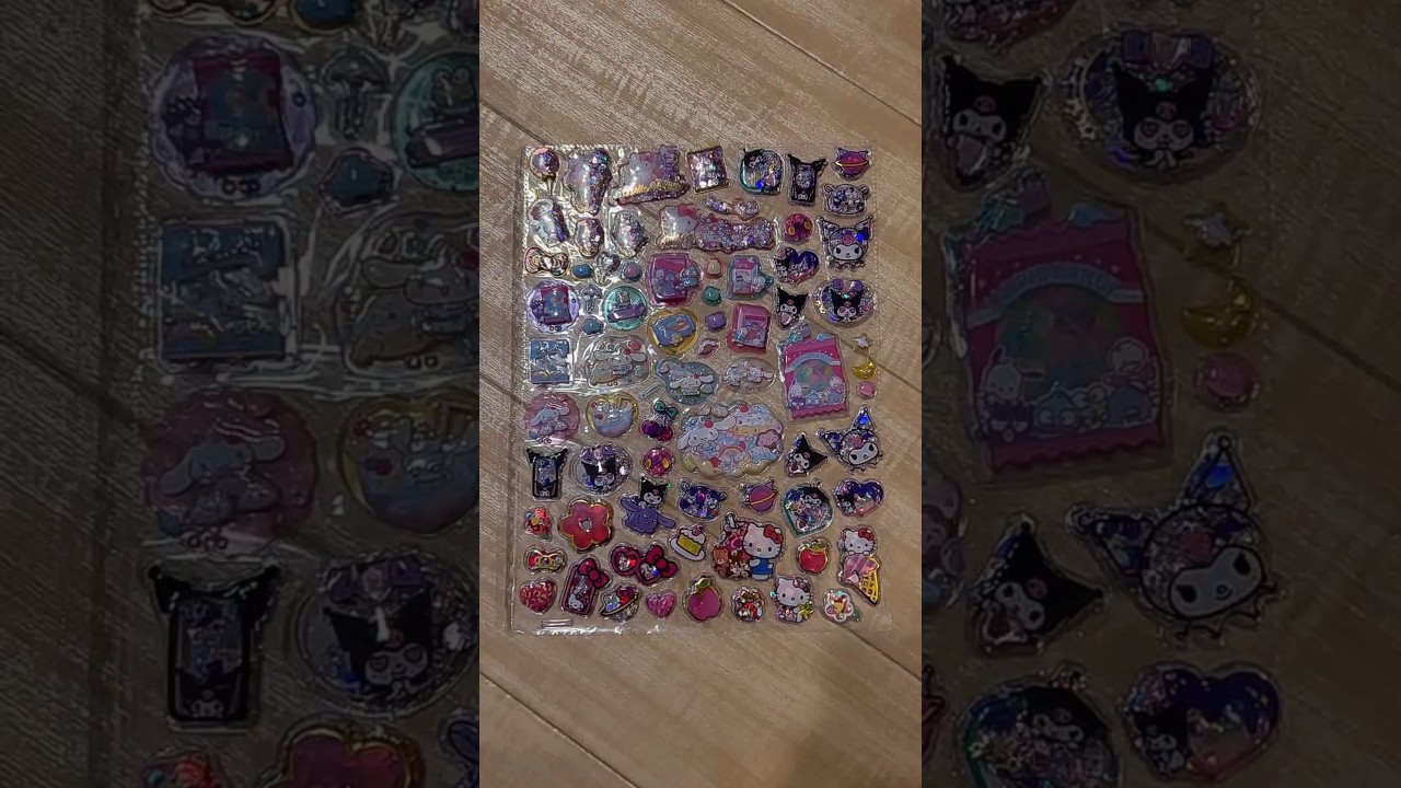 流行りのシールネタやってみた♡#シール#シール帳#funny#shorts #youtubeshorts