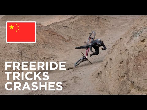 Freeride, Tricks and Crashes in China - Antoni Villoni
