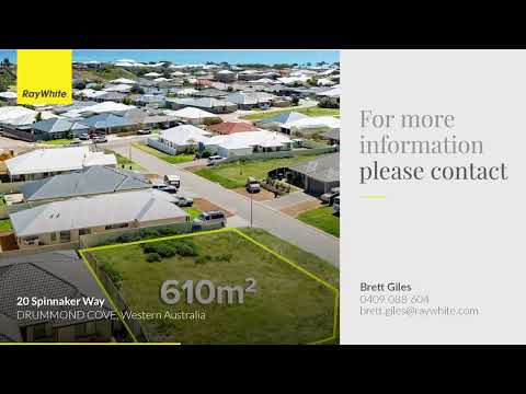 20 Spinnaker Way, Drummond Cove, WA 6532, 0 રૂમ, 0 બાથરૂમ, Section