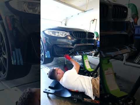 F80 M3 Front Lip Install #shorts