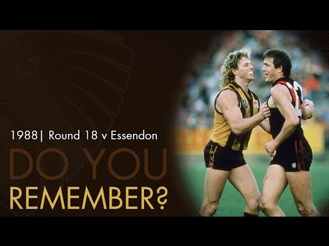 Do you remember? Hawthorn v Essendon R18 1988