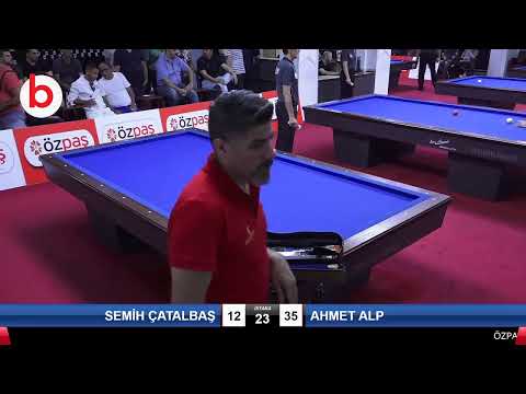 SEMİH ÇATALBAŞ & AHMET ALP Bilardo Maçı - SAKARYA ÖZPAŞ CUP 2019-1.TUR