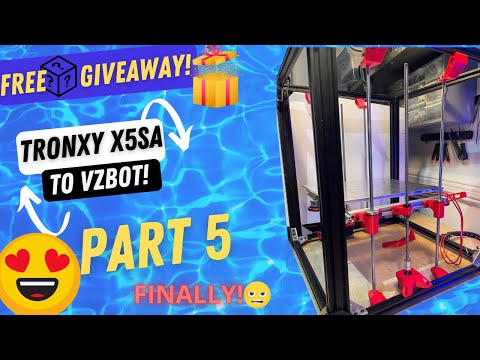 Vzbot from tronxy X5sa the z axis part 5.