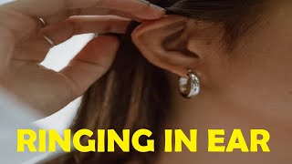 how to get rid of ringing in ear after concert