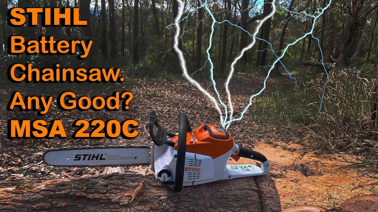 STIHL MSA 220 c battery chainsaw review