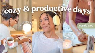 productive week in my life🎧 home reset, work with me & routines