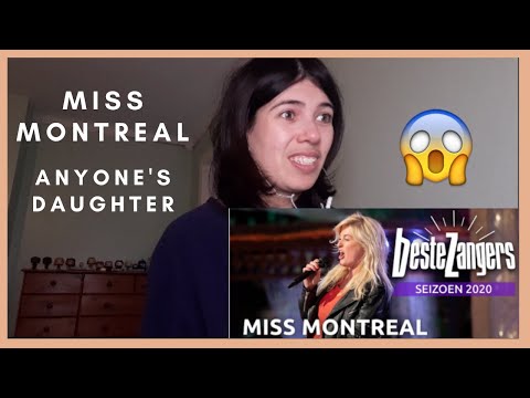 REACTION: Miss Montreal - Anyone's Daughter | Beste Zangers 2020