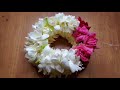 How to make Bridal Gajra / Veni / DIY Fresh Flower Bracelet / Valentine's Day Gift Floral Jewellery