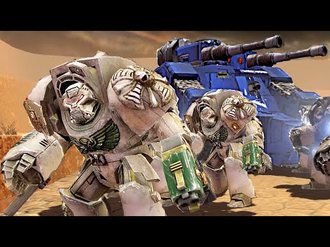 Ultramarines & Dark Angels vs Chaos Army! - Astartes Mod, Warhammer 40K: Dawn of War 2: Retribution